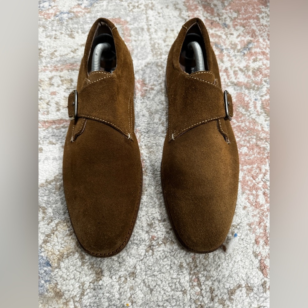 Aston Grey Men’s Size 8.5 Monk Strap